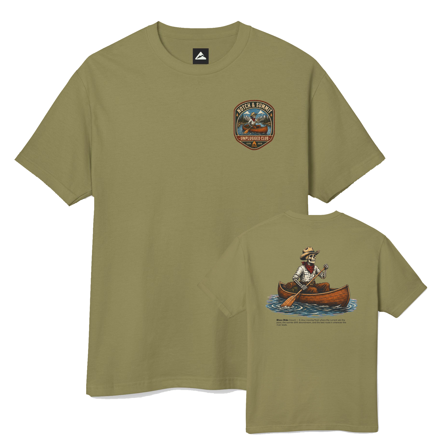 Notch & Summit “Unplugged Club” - River Ride T-Shirt