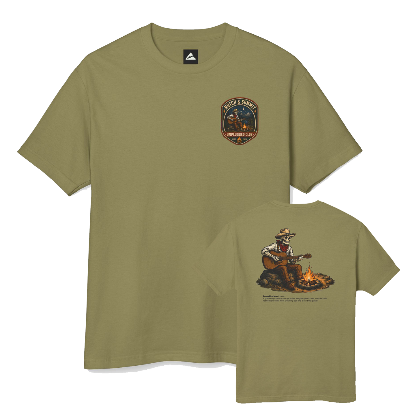 Notch & Summit “Unplugged Club” - Camping Jam T-Shirt