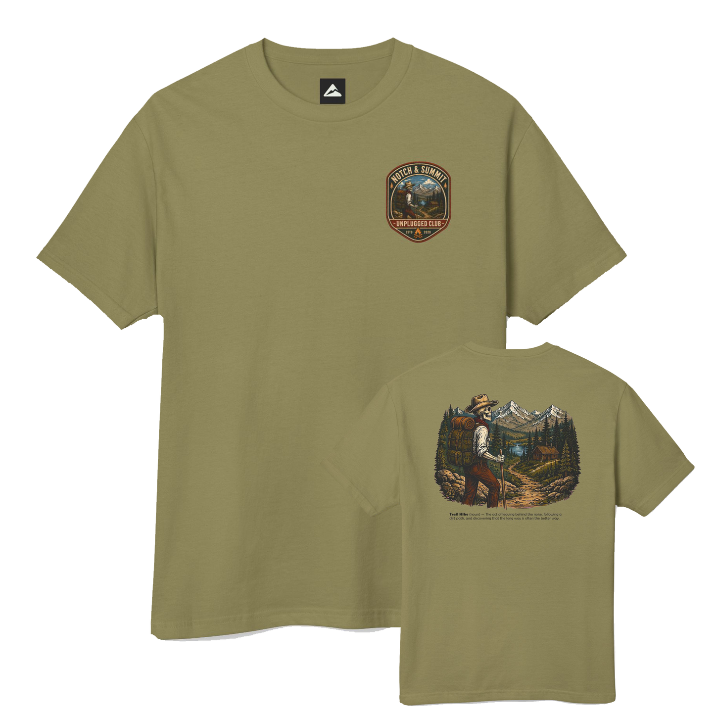 Notch & Summit “Unplugged Club” - Trail Hike T-Shirt