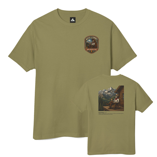 Notch & Summit “Unplugged Club” - Porch Sitting T-Shirt